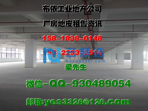 东莞市黄江镇９０００平米单层仓库出租 (可分租)