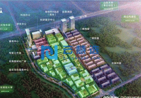 山东济南高新区经十东路旁中白新材料产业园紧邻R4线