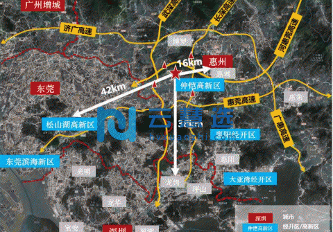 广东省 联东 U 谷·惠州潼湖数字科创产业园  平层1200至1600平米