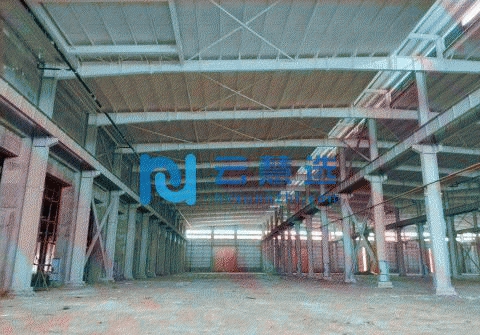 横店街7200平全新钢结构厂房，可装20吨行车