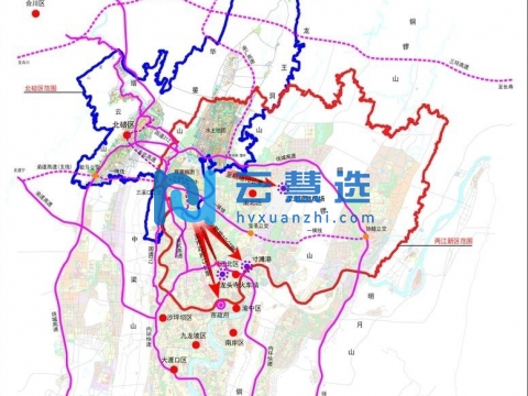两江新区北碚蔡家新区