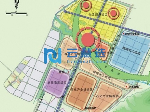 成眉石化产业园区